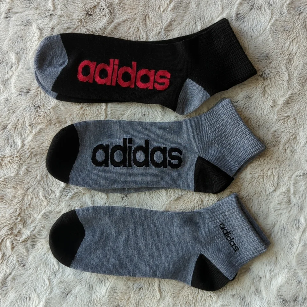 adidas Quarter Socks 3 Pairs